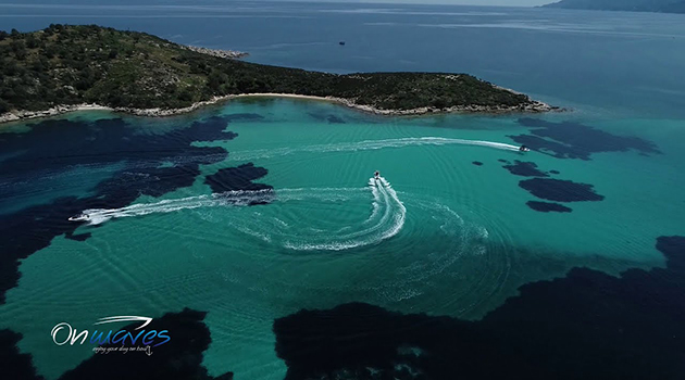 Blue Lagoon of Diaporos island